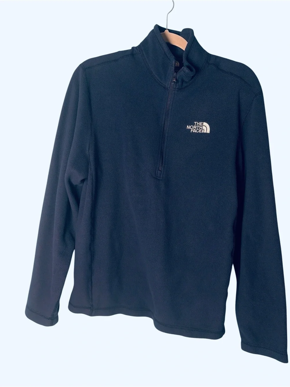 The North Face Men’s Set 2- Sweater Jacket Sz M Polyester Black & Blue